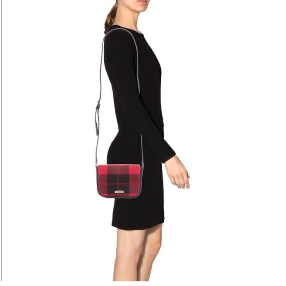 KATE SPADE NEWBURY LANE CARSON PLAID CROSSBODY - Picture 6 of 6